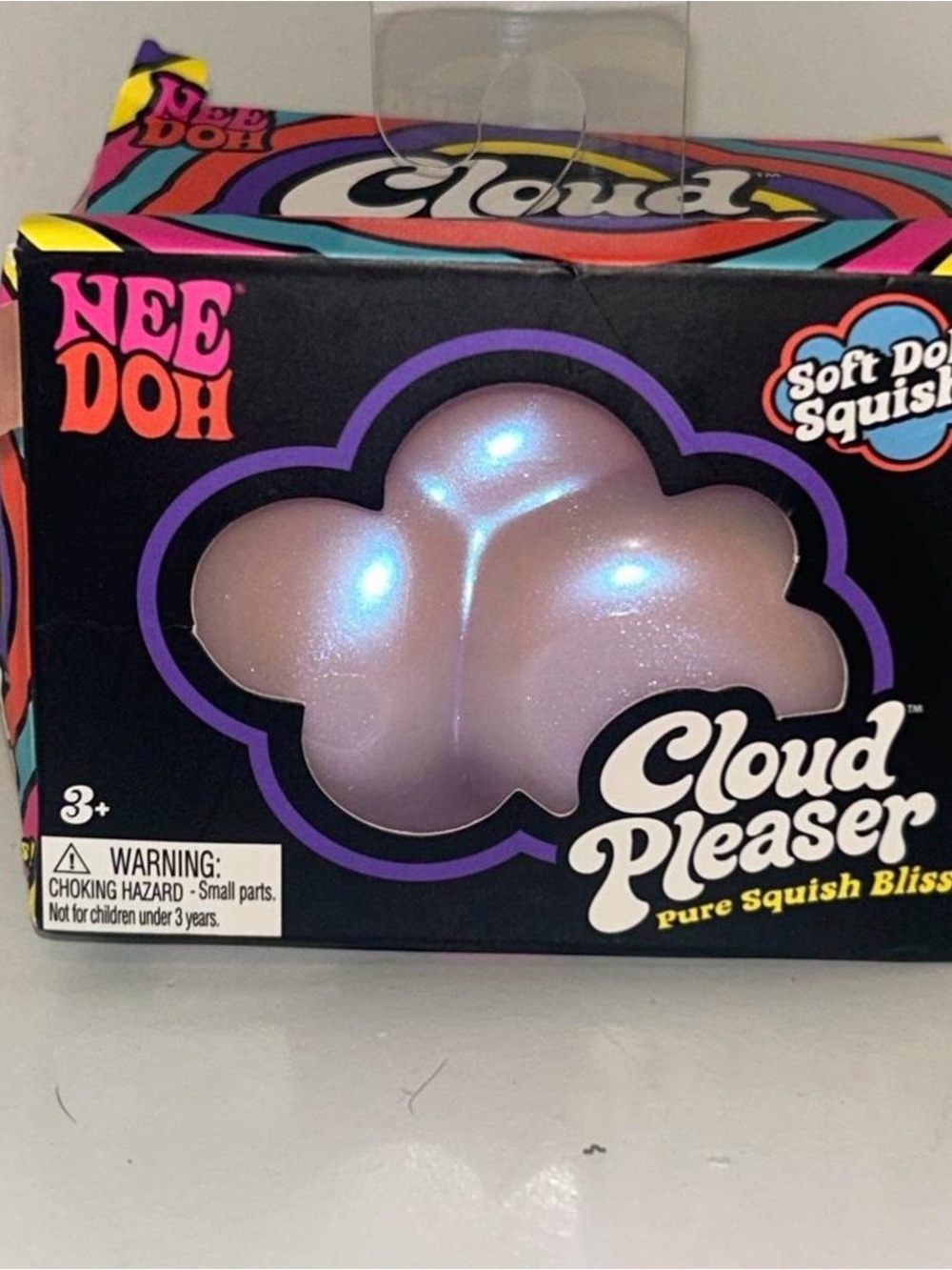 Cloud Pleaser Soft Squish Toy - Iridescent Lavender
